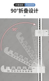 H1116落地折叠挂衣架伸缩晾衣杆晒置衣架